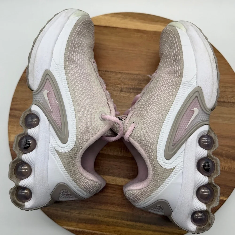 Nike Air Max Dn Size Kid's 3 1/2Y/Women's 5  Pink Grey Sneakers 0586